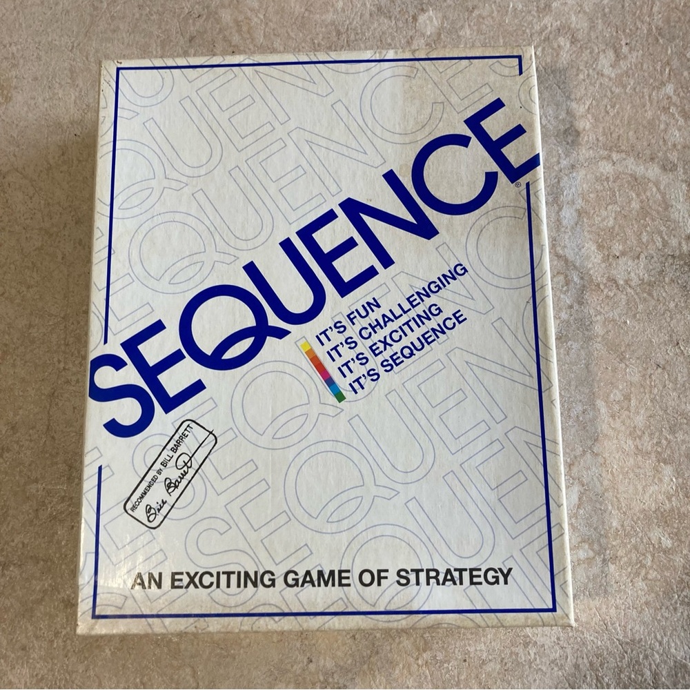 Vintage 1995 Sequence Game